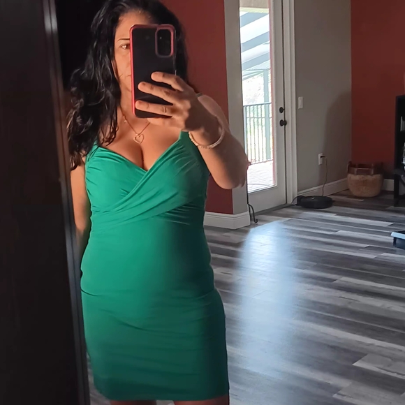 Teal Mini Dress - Picture 6 of 6
